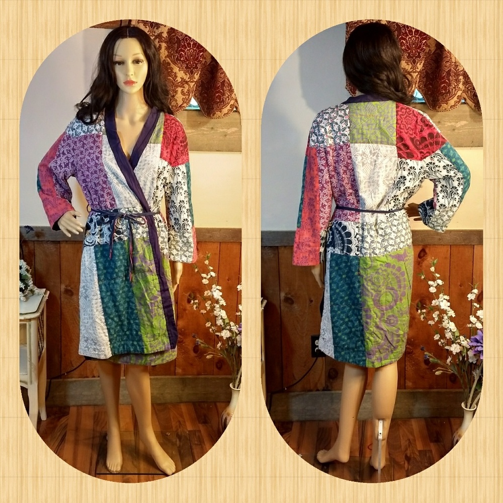 Lilka Anthropologie Patches Robe